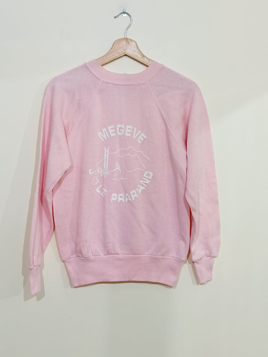 Sweat rose Imprimé Taille M