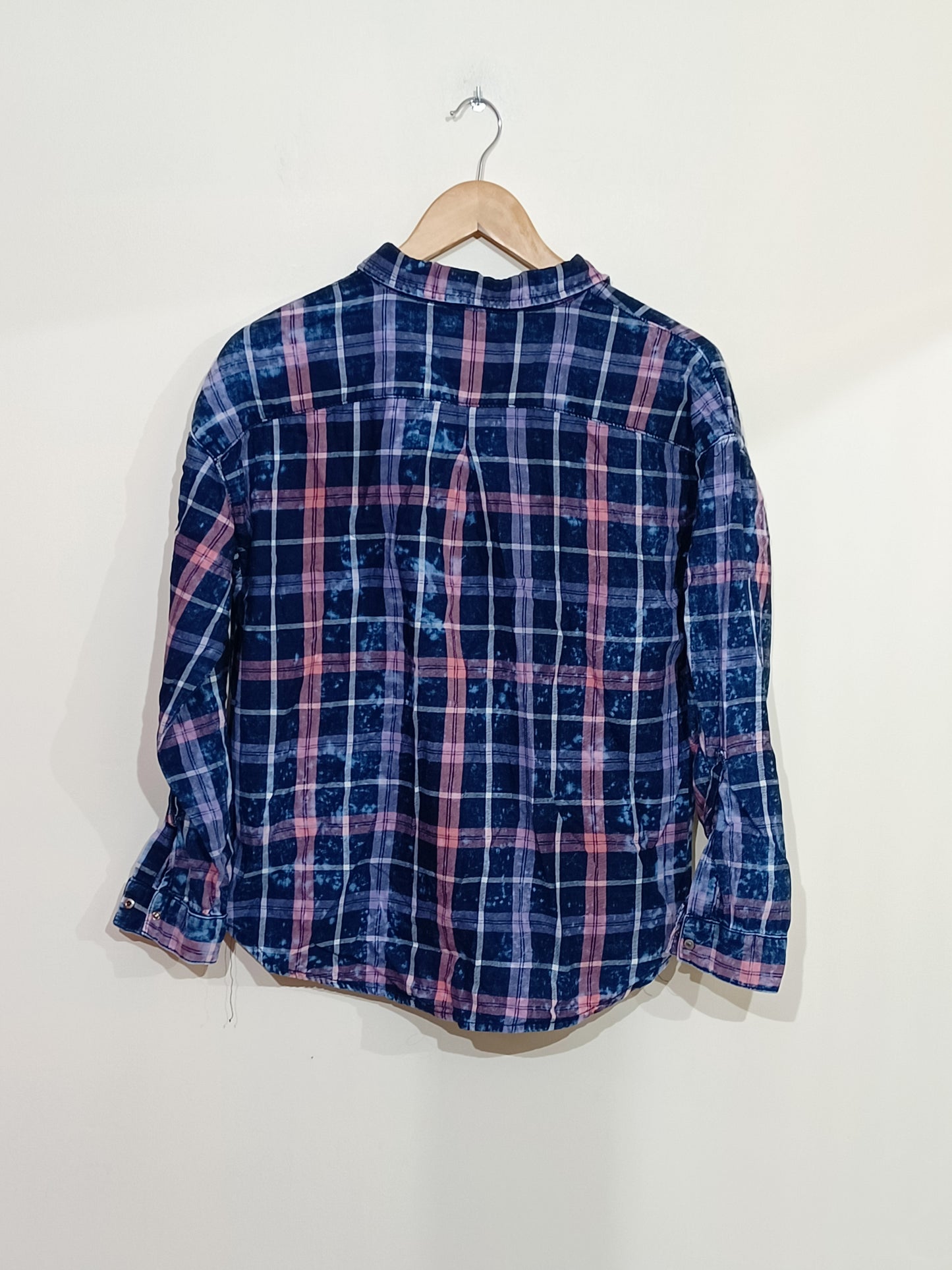 Chemise Denim Co à carreaux effet délavé Taille 40