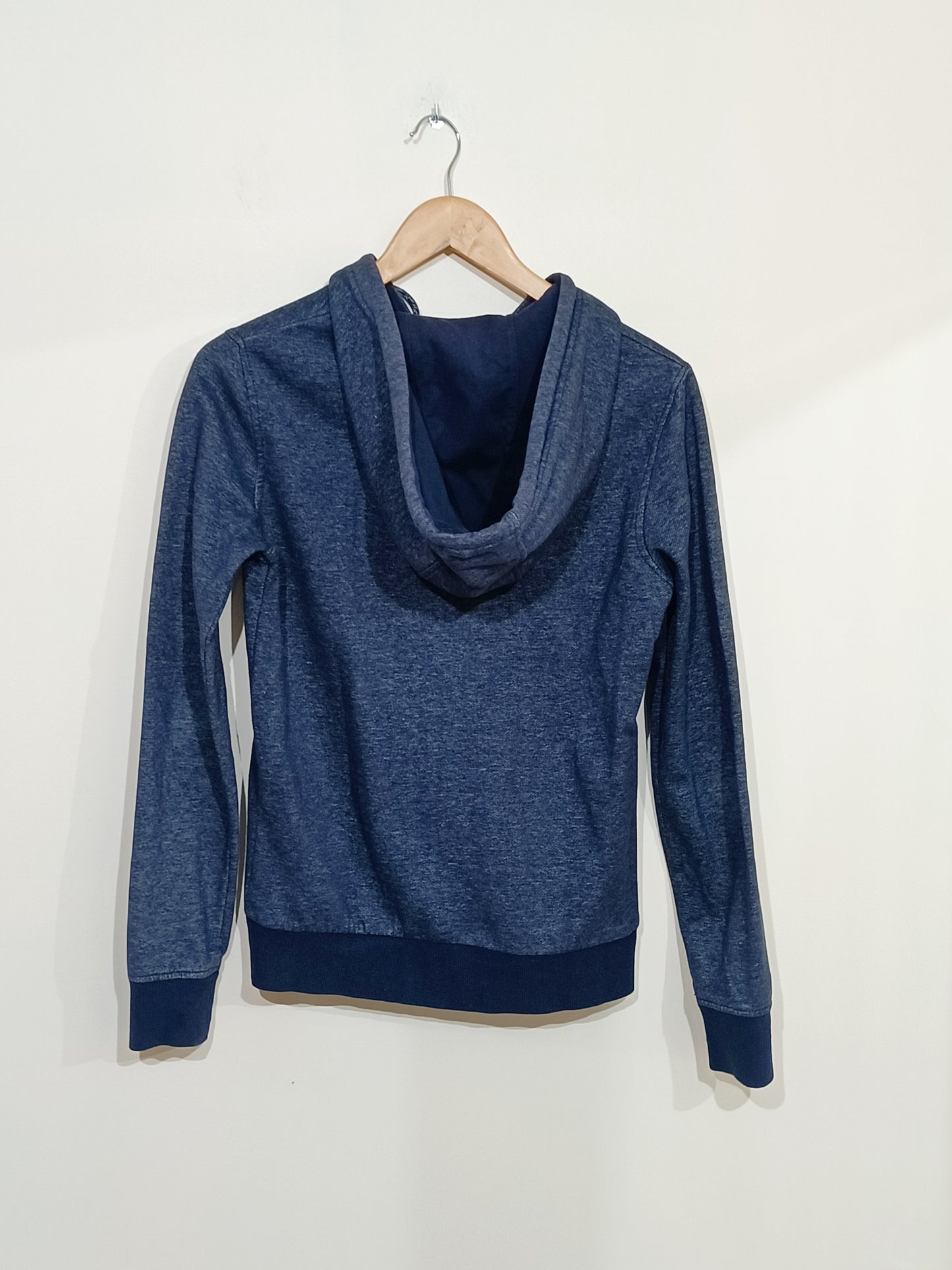 Sweat zippé Bonobo bleu marine chiné avec capuche Taille S