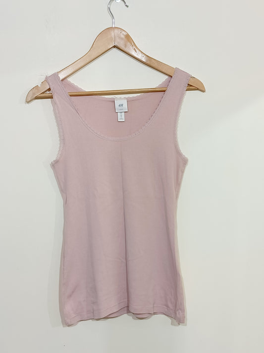 Débardeur H&M rose clair Taille M