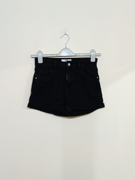 Short en jeans Bershka noir Taille 36