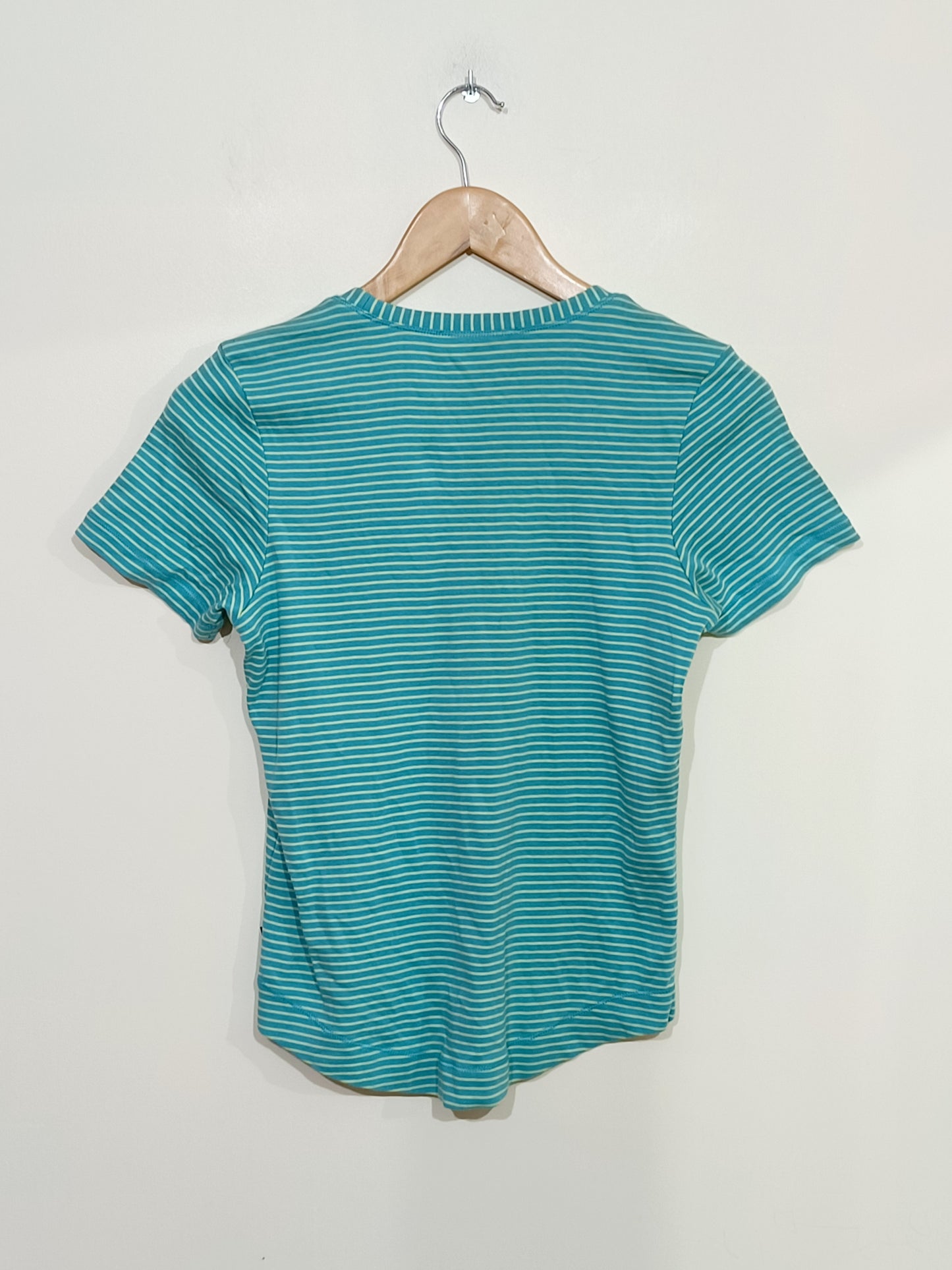 T-shirt Liz Claiborne bleu rayé Taille M