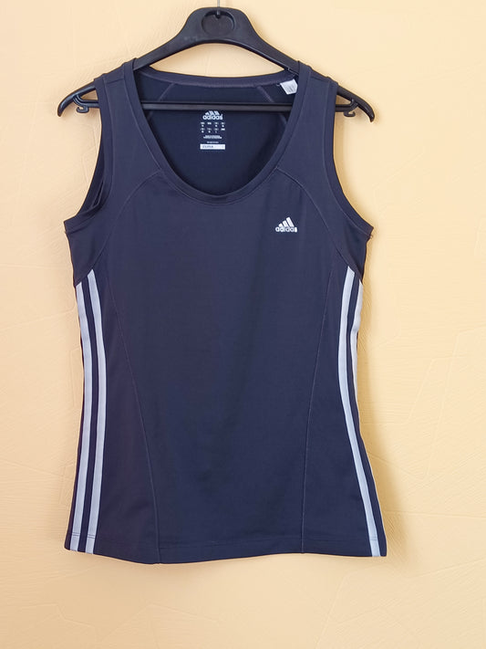 Débardeur de sport Adidas gris Taille 40