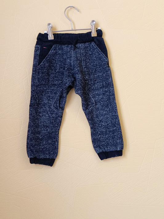 Pantalon Kiabi gris chiné et noir Taille 3 Ans