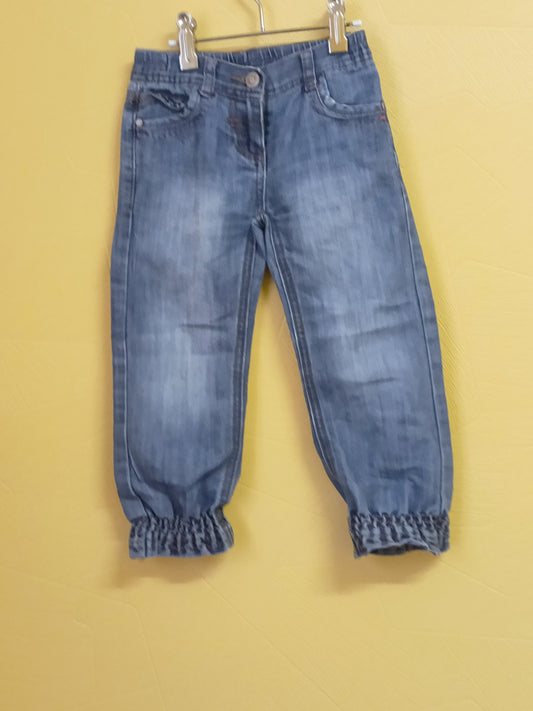 Jeans Punk idz bleu délavé Taille 3 Ans