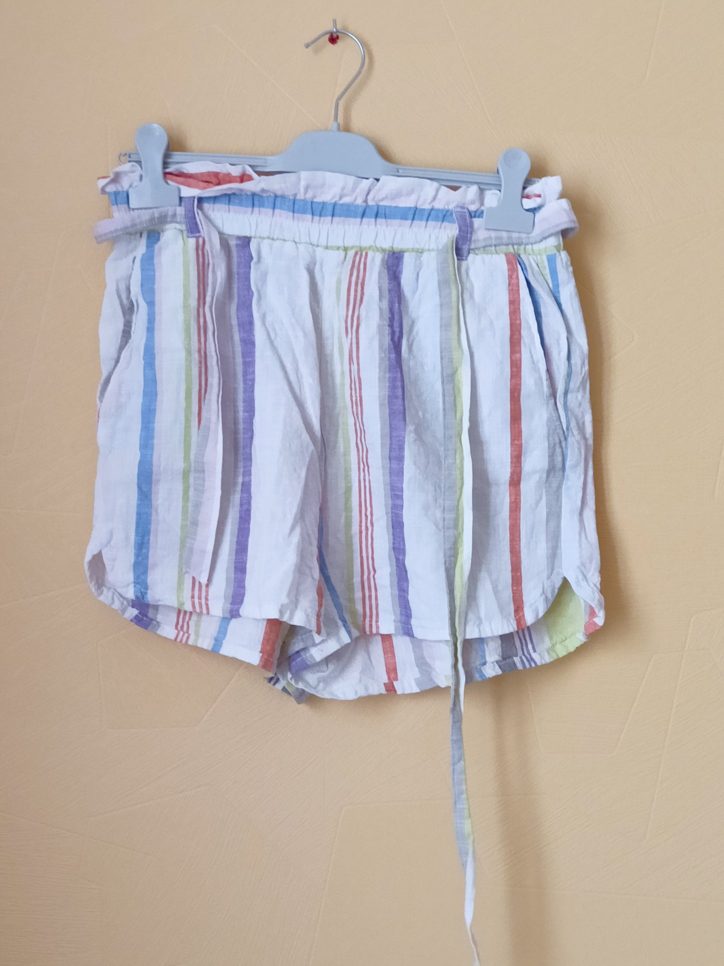 Short Page One rayé avec ceinture Taille S