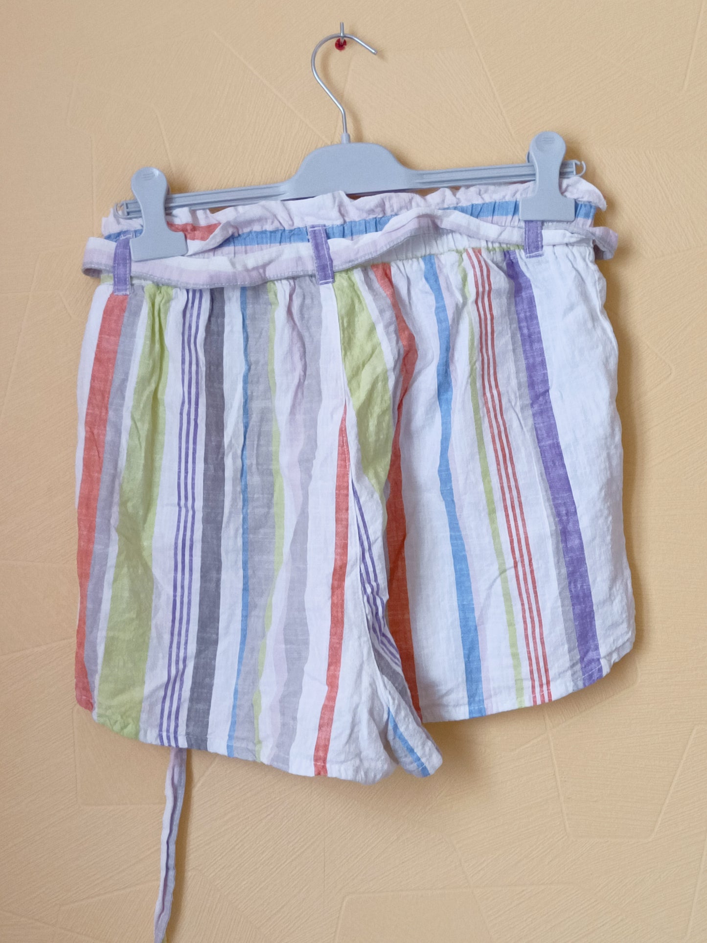 Short Page One rayé avec ceinture Taille S