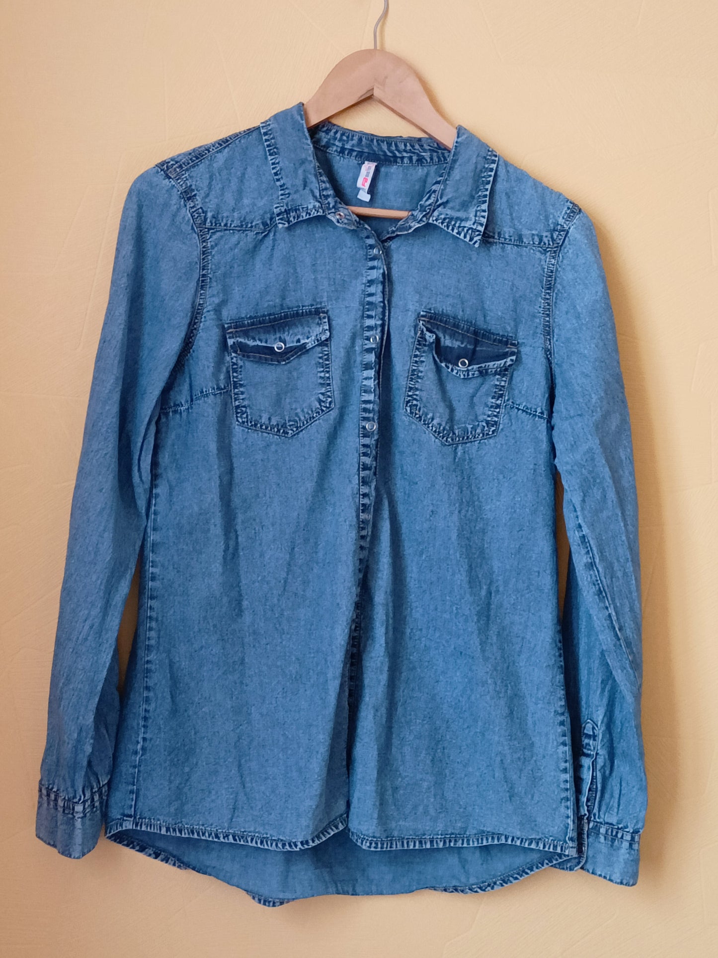 Chemise FB Sister bleue jeans Taille L