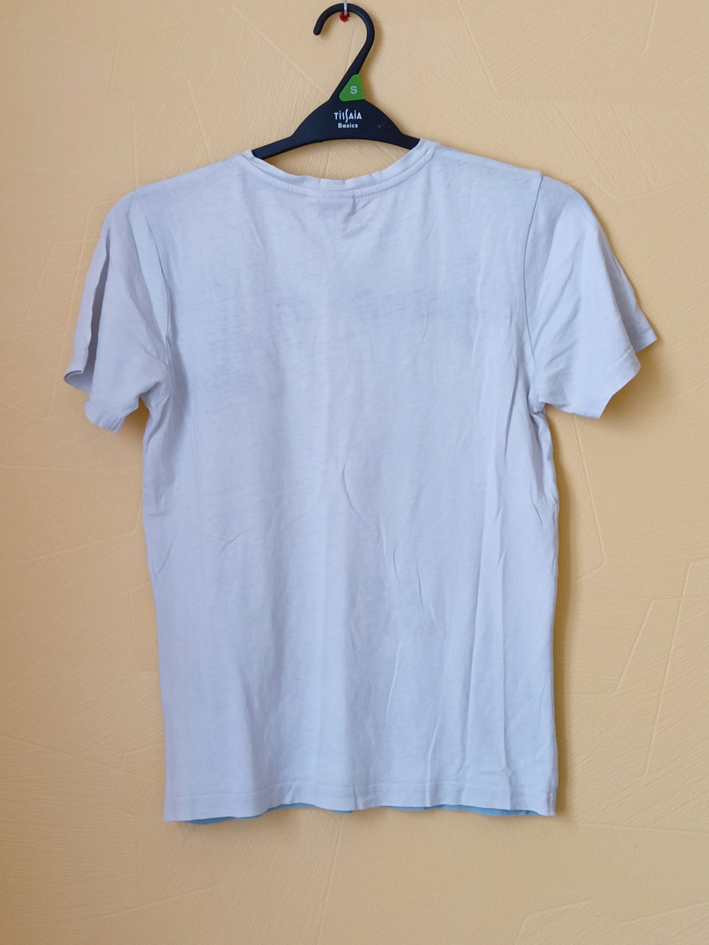 T-shirt Tissaia blanc avec impression Taille 12 Ans