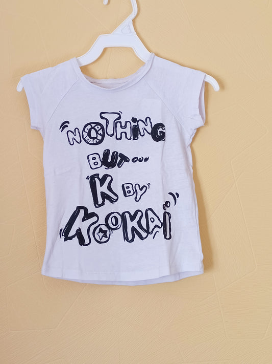 T-shirt Kookaï blanc avec impression Taille 3 Ans