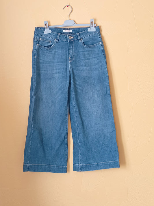 Pantacourt en jeans Camaïeu jambes larges Taille 40