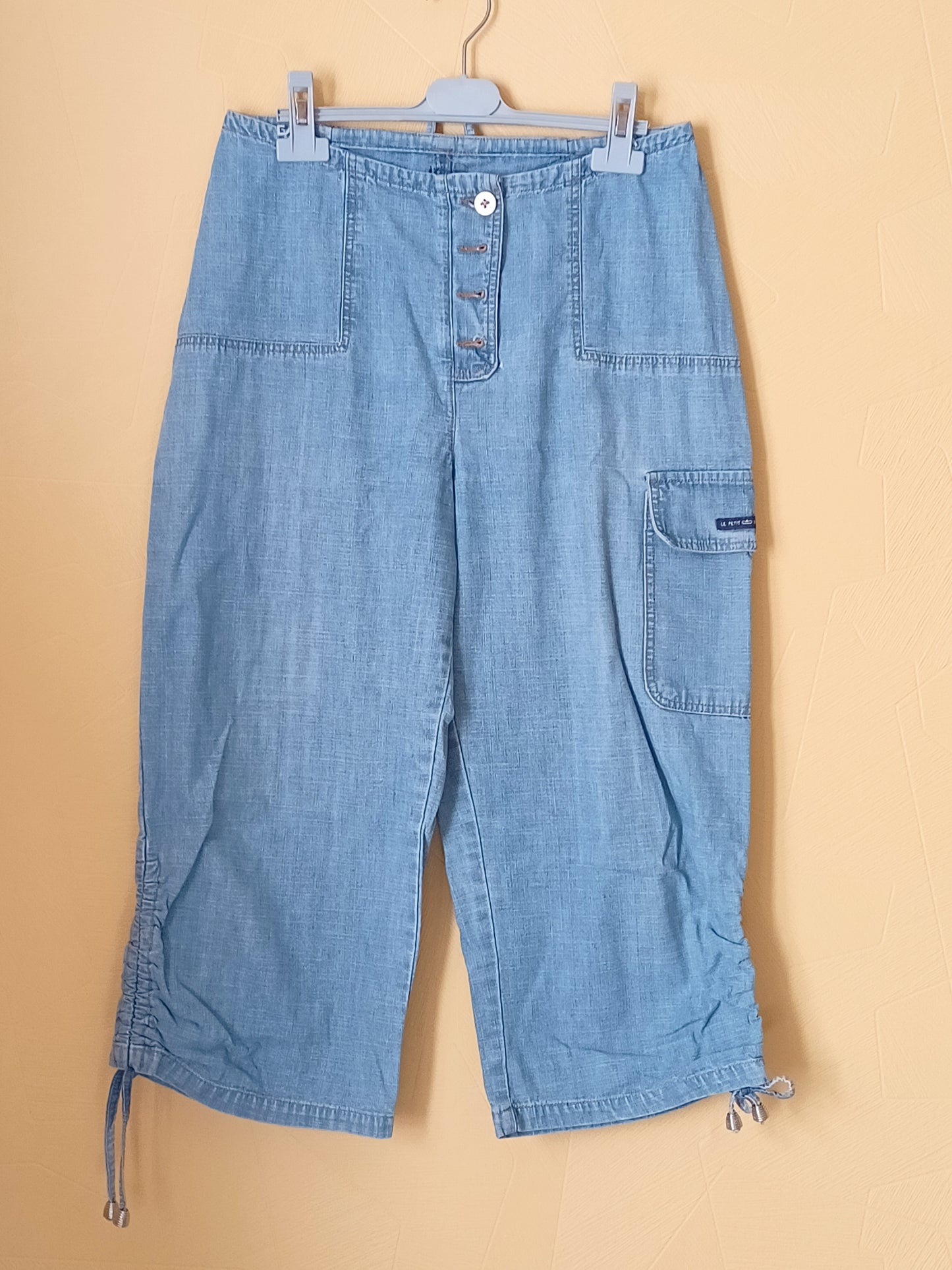 Pantacourt en jeans taille haute Le Petit Baigneur Taille 40