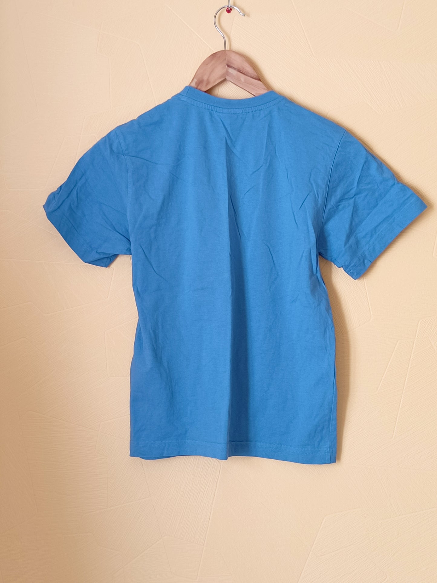 T-shirt Adidas bleu avec impression Taille 10 Ans