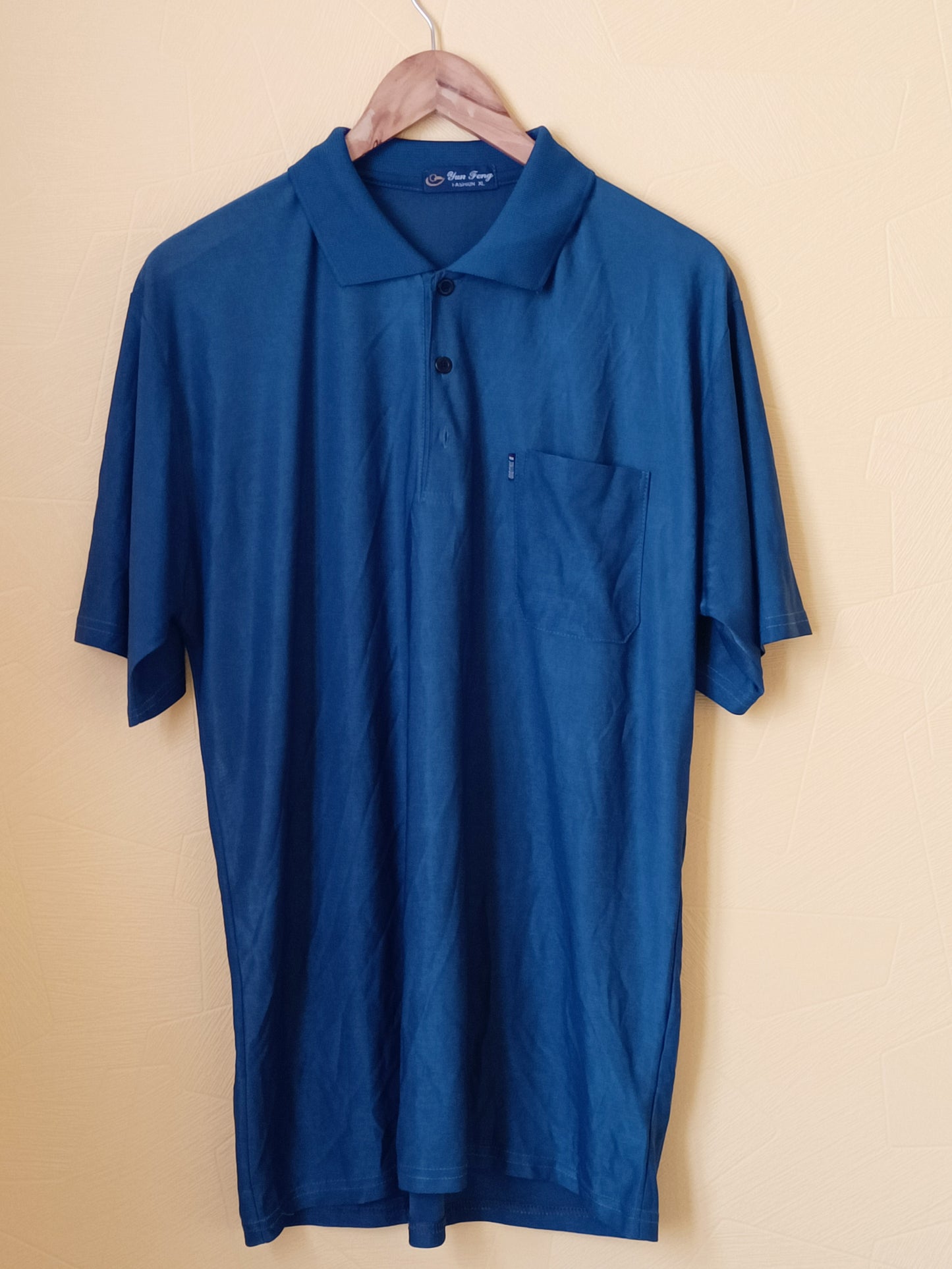 Polo Yun Feng bleu canard Taille XL