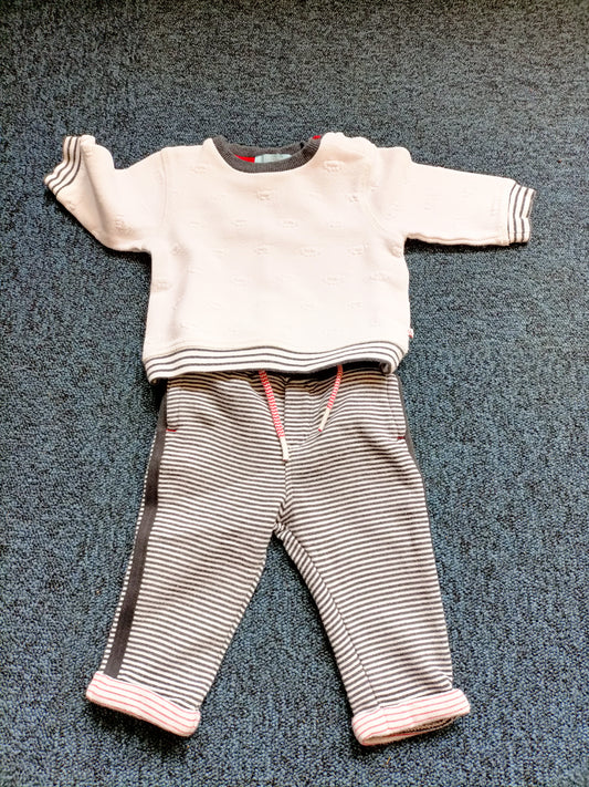 Ensemble pull et pantalon Obaïbi Taille 6 Mois