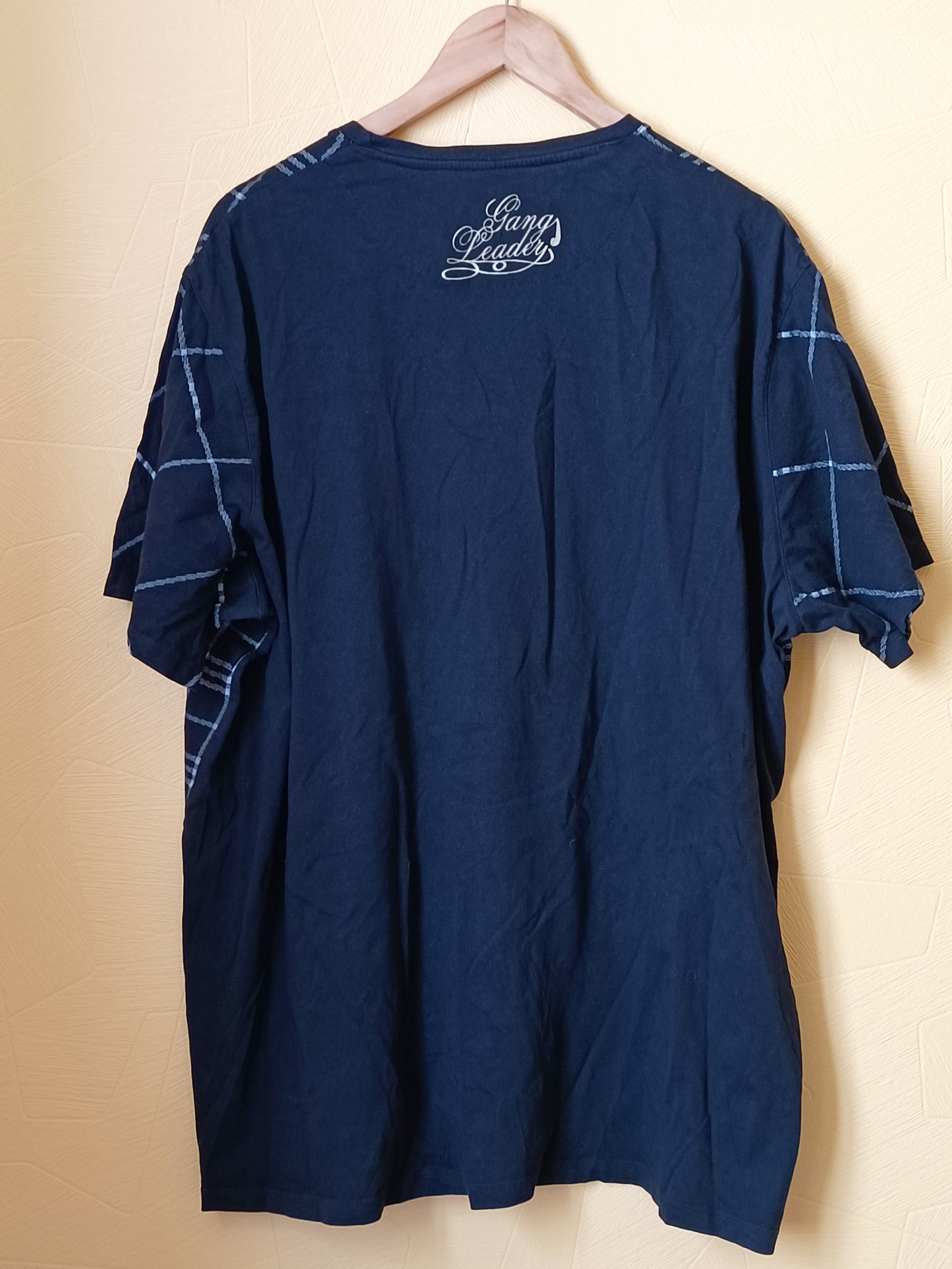 T-shirt OWK noir à carreaux Taille 4XL