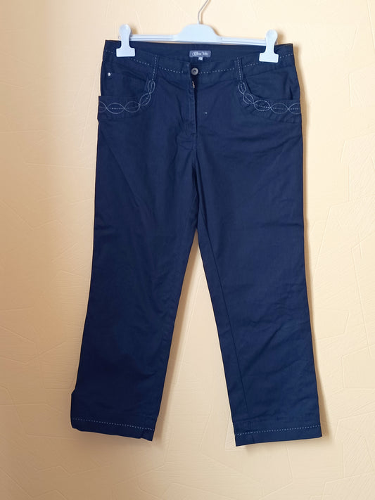 Pantacourt Clara Vitti noir Taille 42