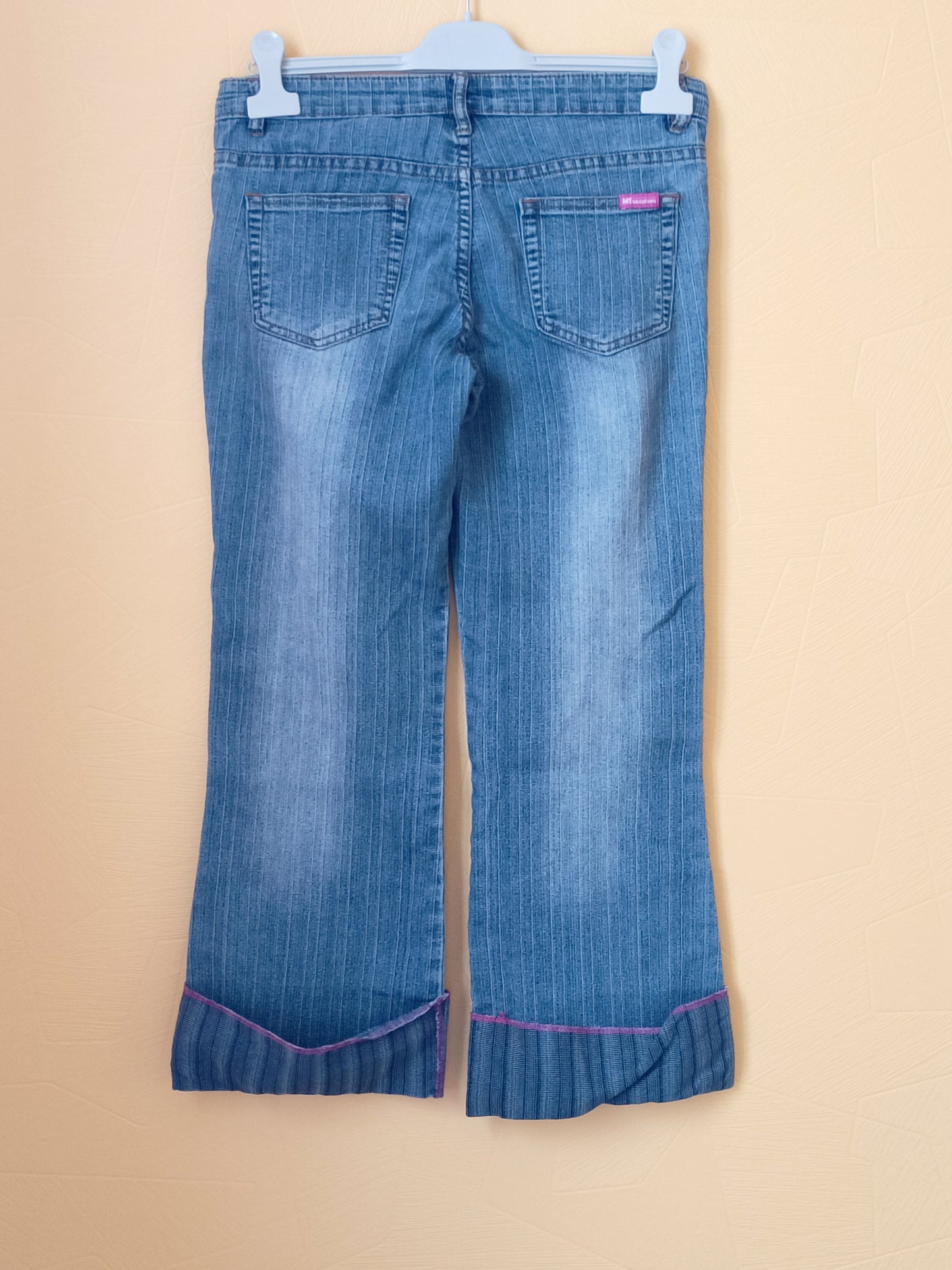 Pantacourt My Collection bleu délavé Taille 38