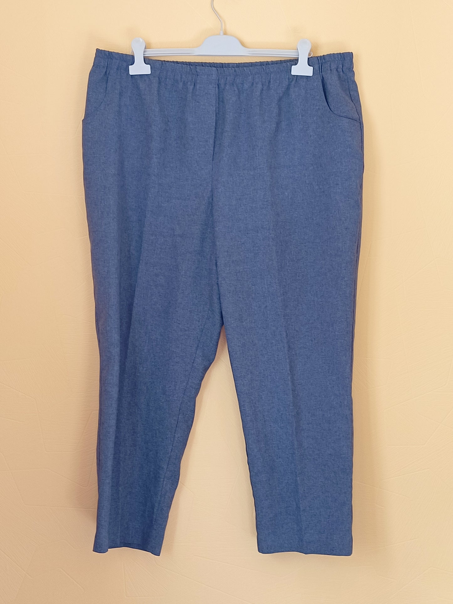 Pantalon Daxon léger bleu chiné Taille 52