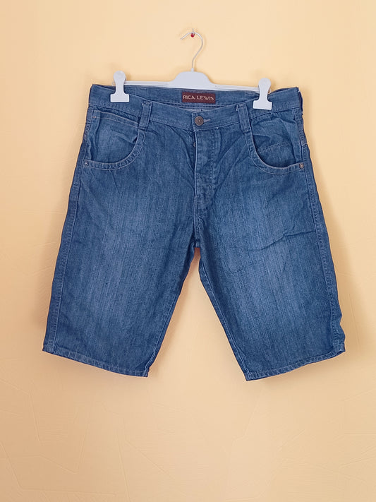 Short long en jeans Rica Lewis bleu Taille 46