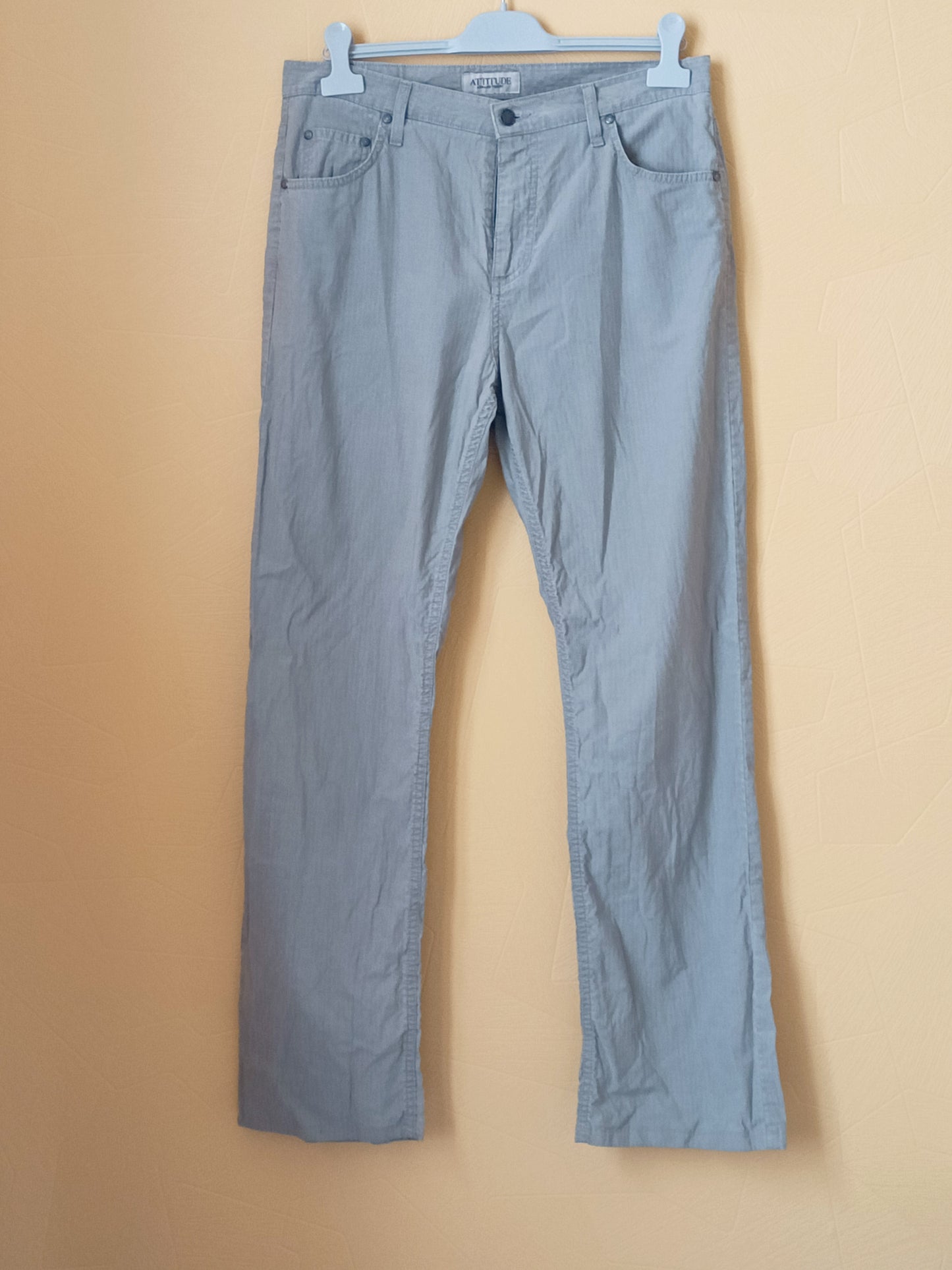 Pantalon Marlboro Classic gris rayé Taille 42