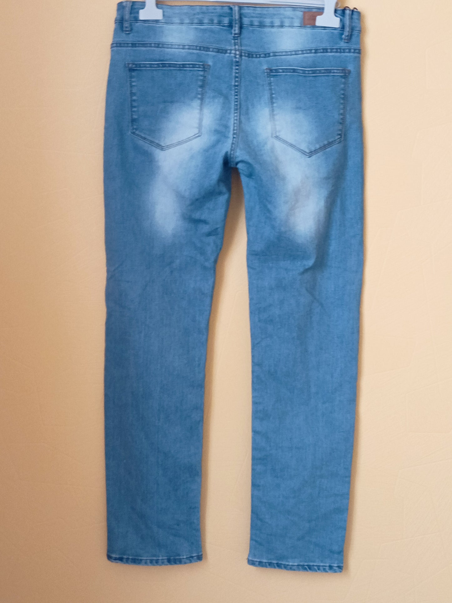 Jeans Stylish bleu clair délavé Taille 44