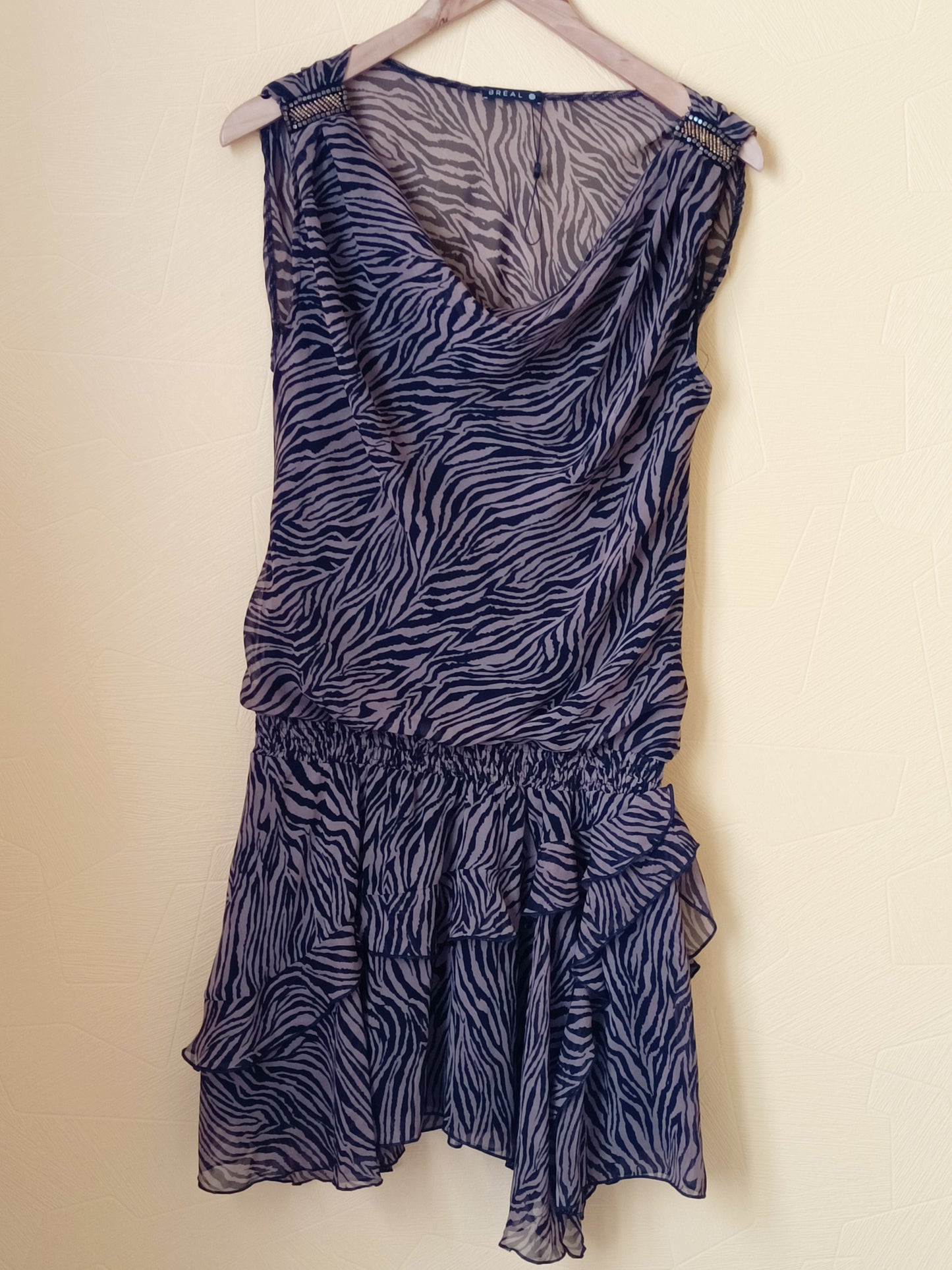 Robe sans manches Bréal imprimé Taille 38