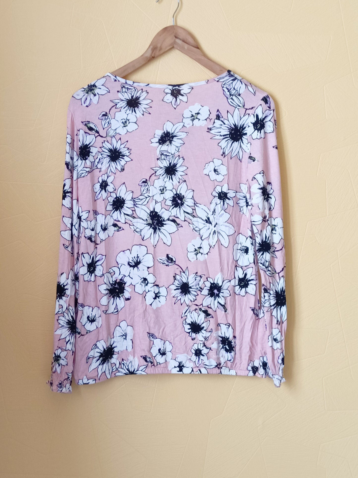 T-shirt manches longues Esmara rose fleuri Taille L