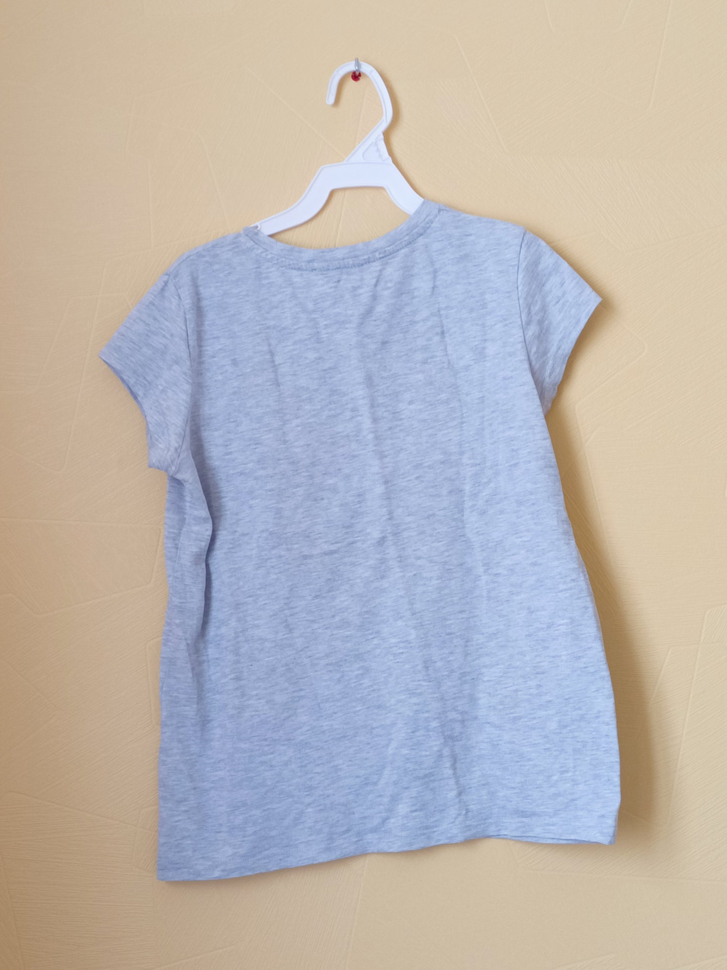 T-shirt gris avec impression Taille 14 Ans