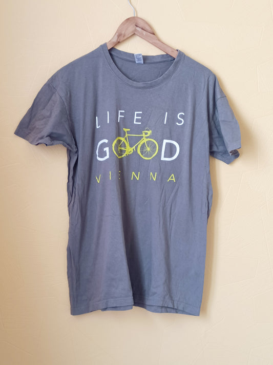 T-shirt kaki avec impression Taille L