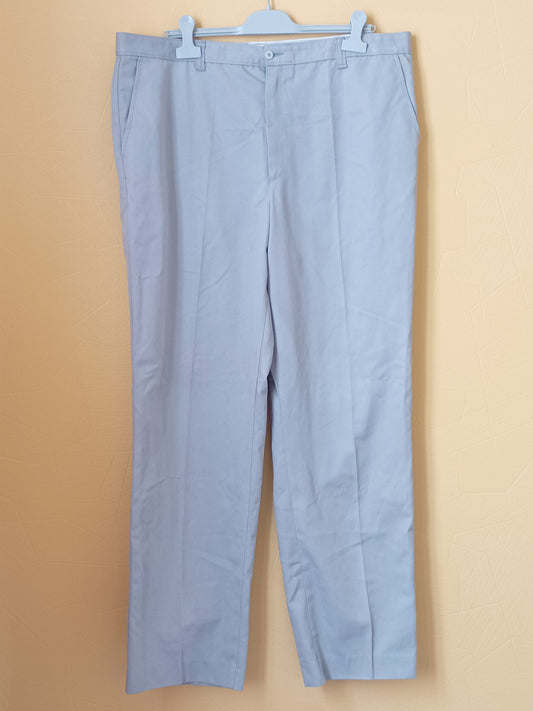 Pantalon de costume Lucchini gris clair Taille 50