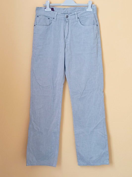 Pantalon Marlboro Classic gris clair rayé Taille W34 L34 (42)