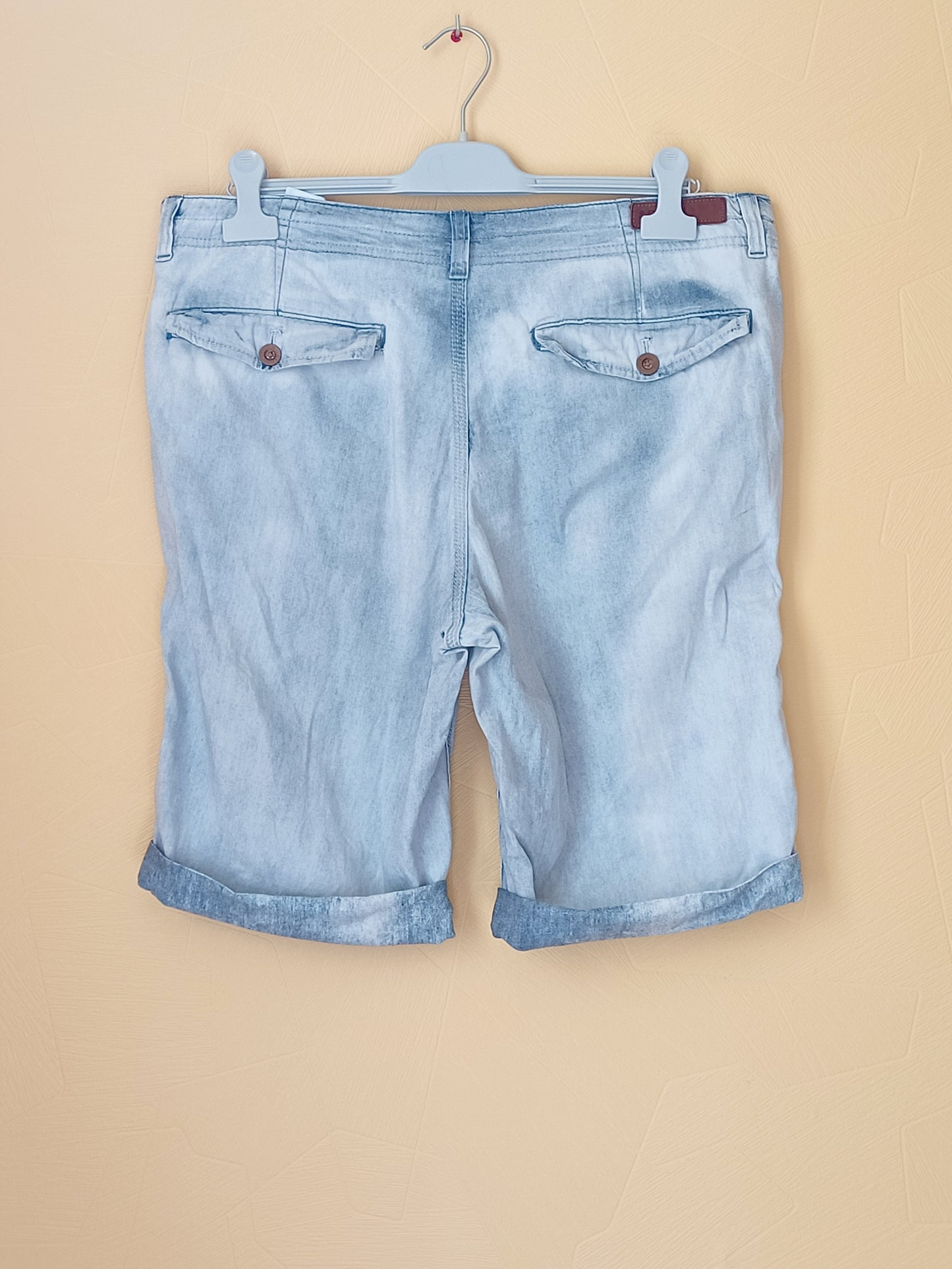 Short  long H&M bleu clair délavé Taille 46