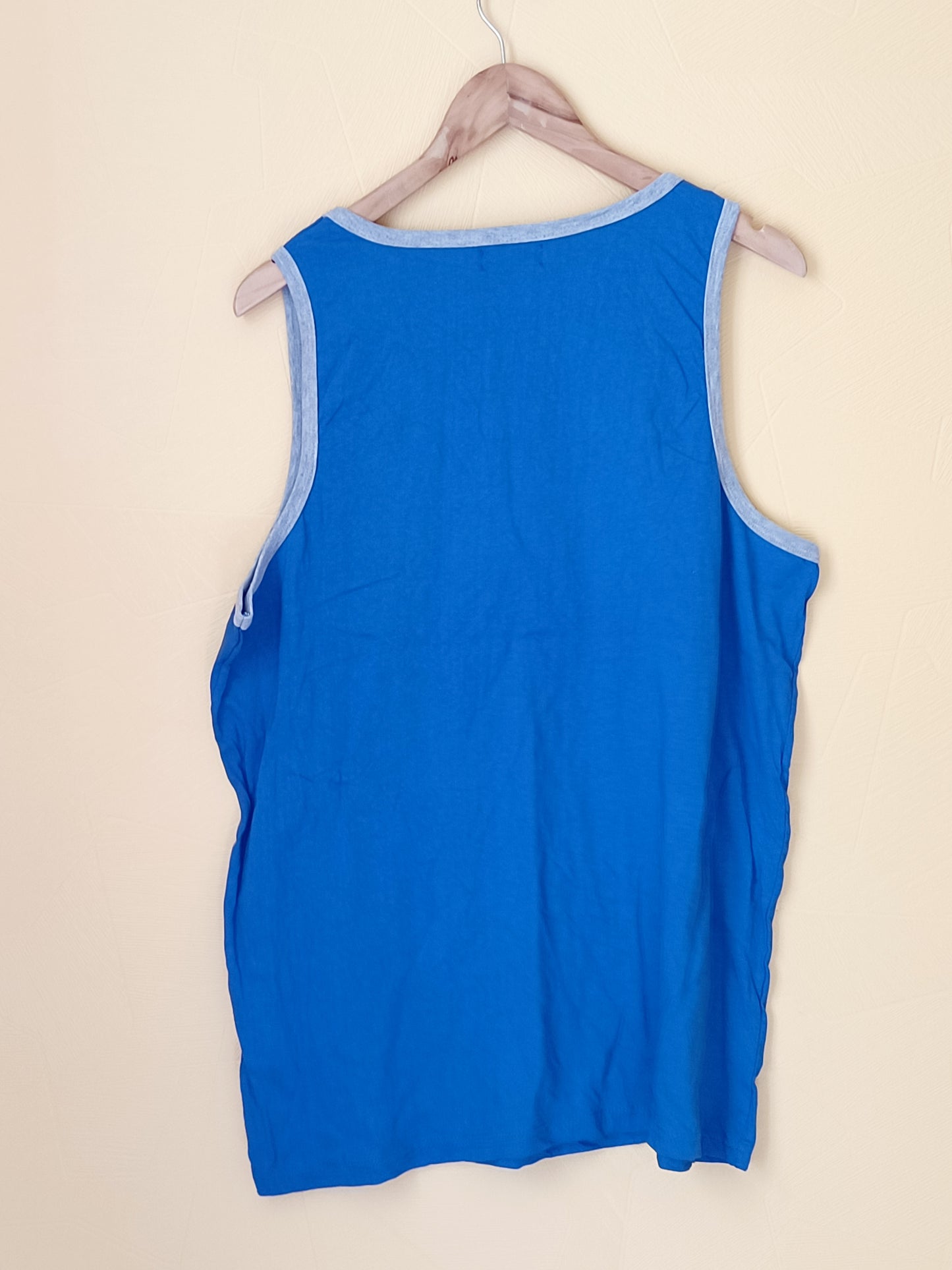 Débardeur Atlas For Men bleu avec liseré gris Taille XL