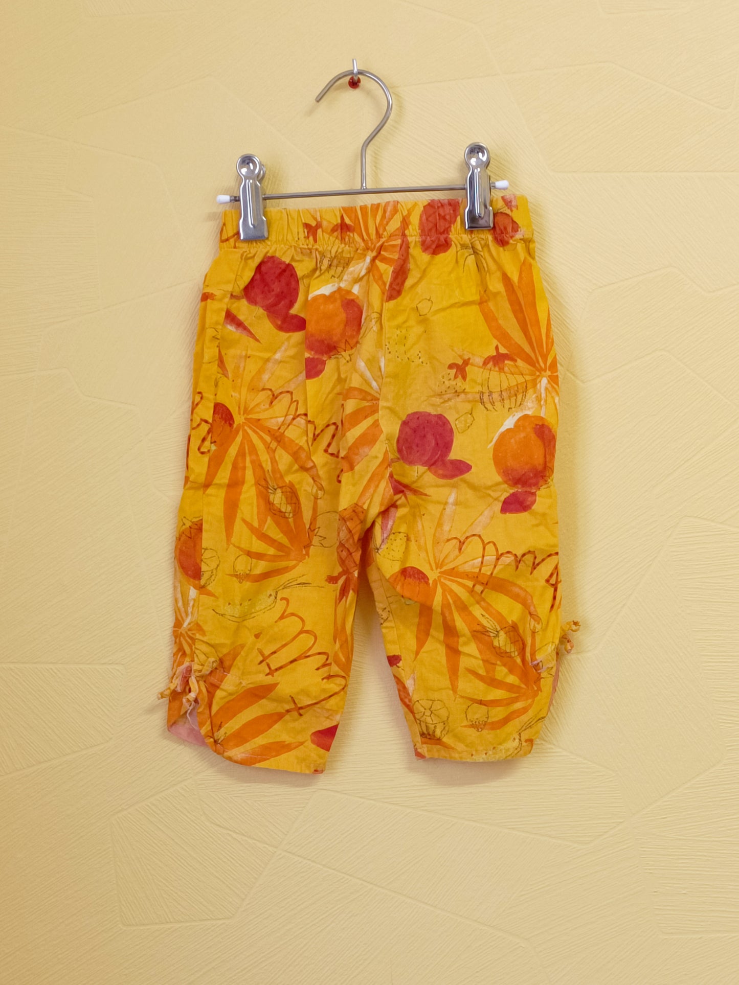 Pantalon orange à motifs Taille 12 Mois