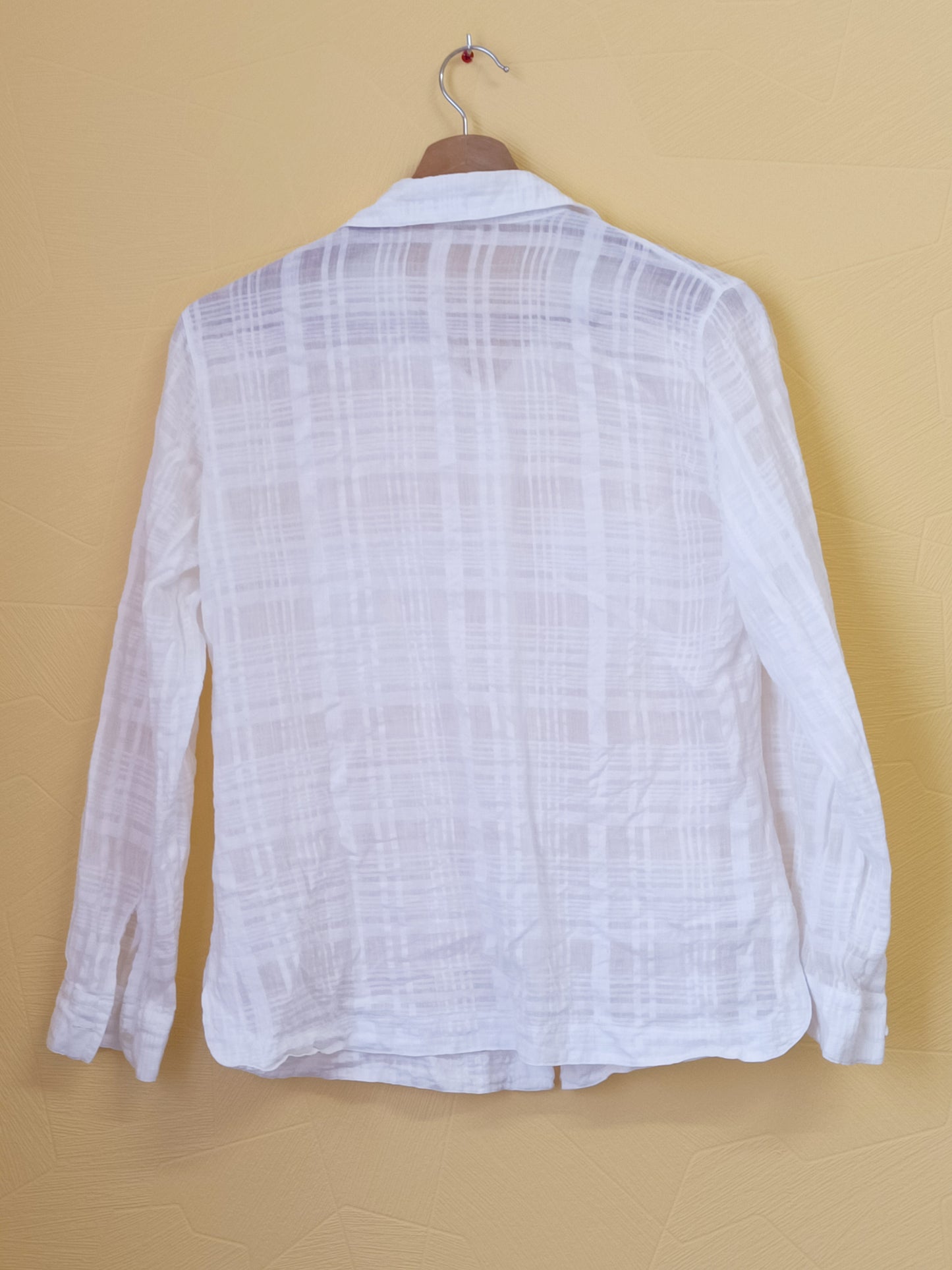 Chemise Tazee blanche à carreaux Taille 38