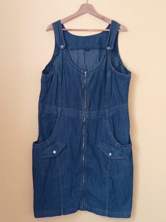 Robe en jeans M&S mode bleu marine Taille XL