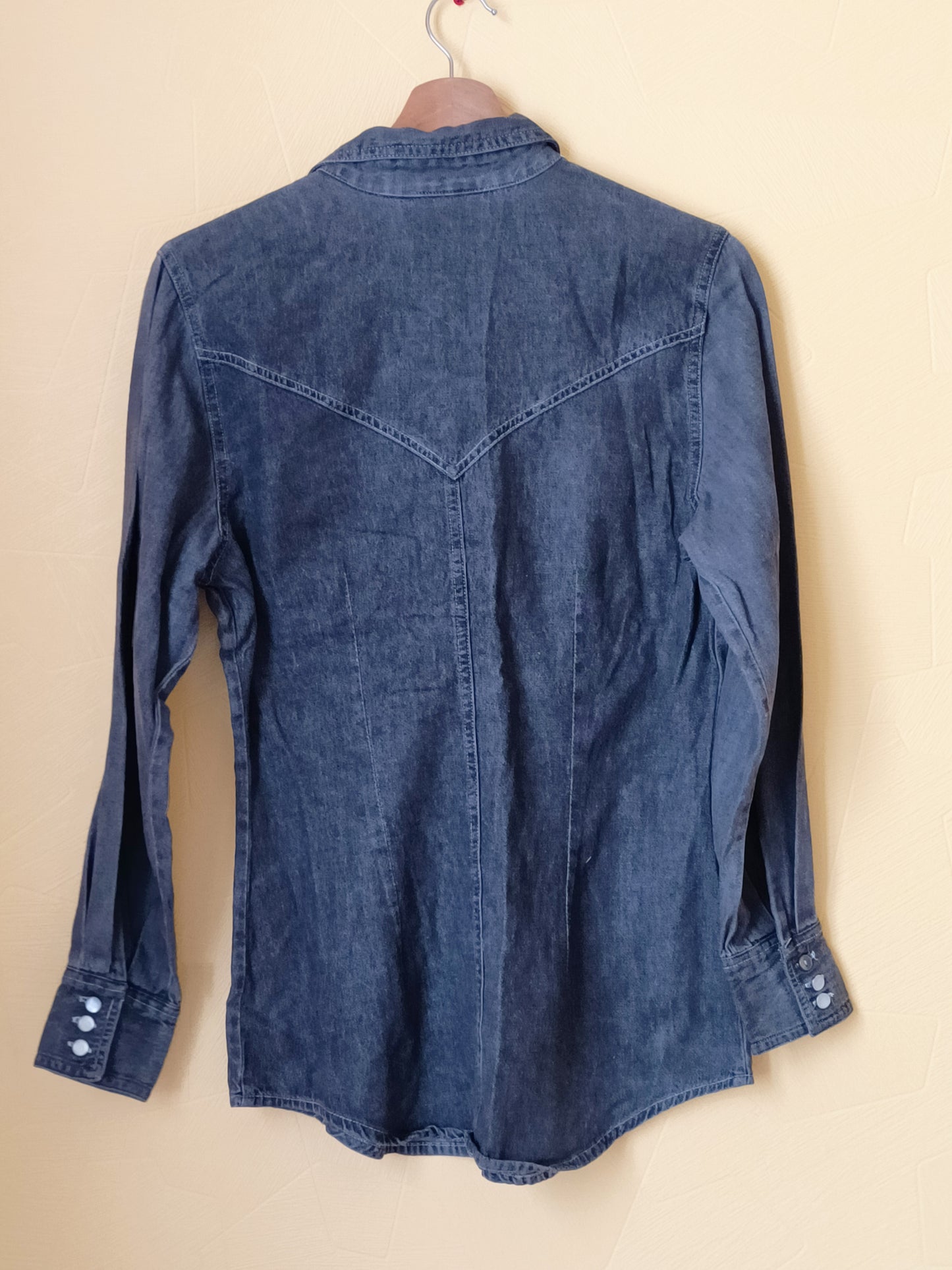 Chemise en jeans Vent d'Orage grise Taille S