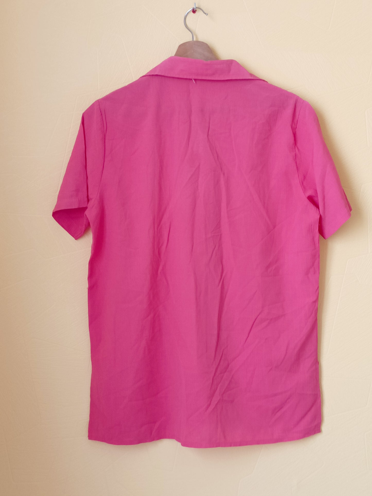 Chemise manches courtes corail Taille 38/40