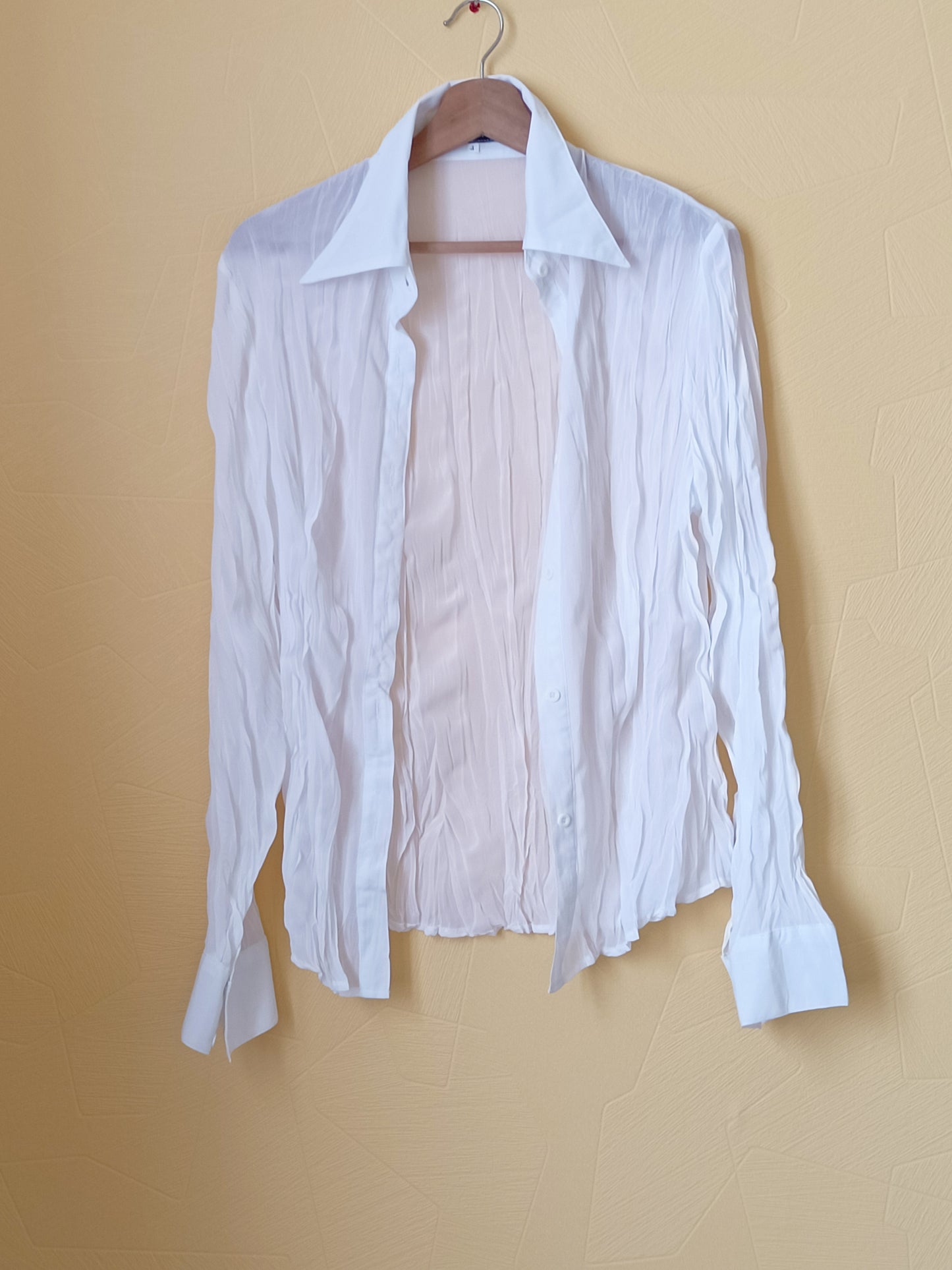 Chemise manches longues Florence blanche Taille L