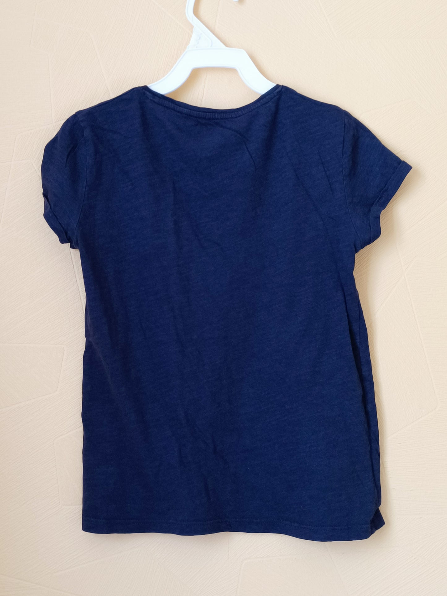 T-shirt Kiabi bleu marine avec impression Taille 10 Ans