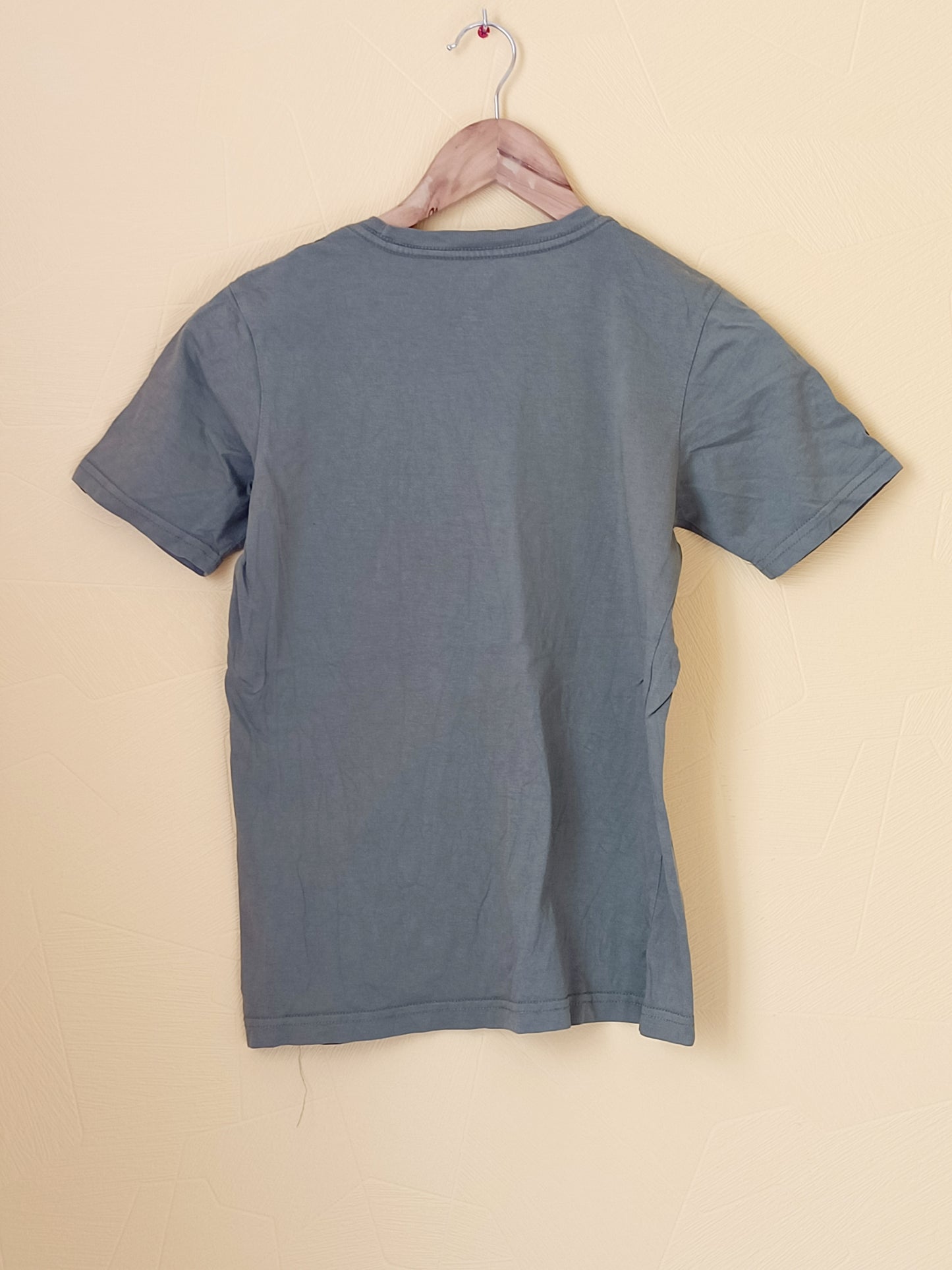 T-shirt Quiksilver vert kaki avec impression Taille 12 Ans