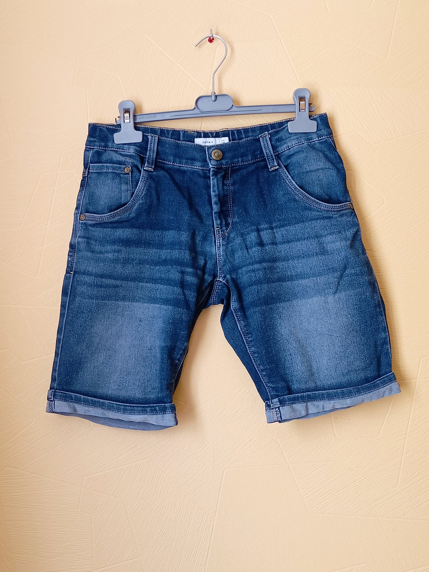 Short en jeans Name It bleu Taille 13 Ans