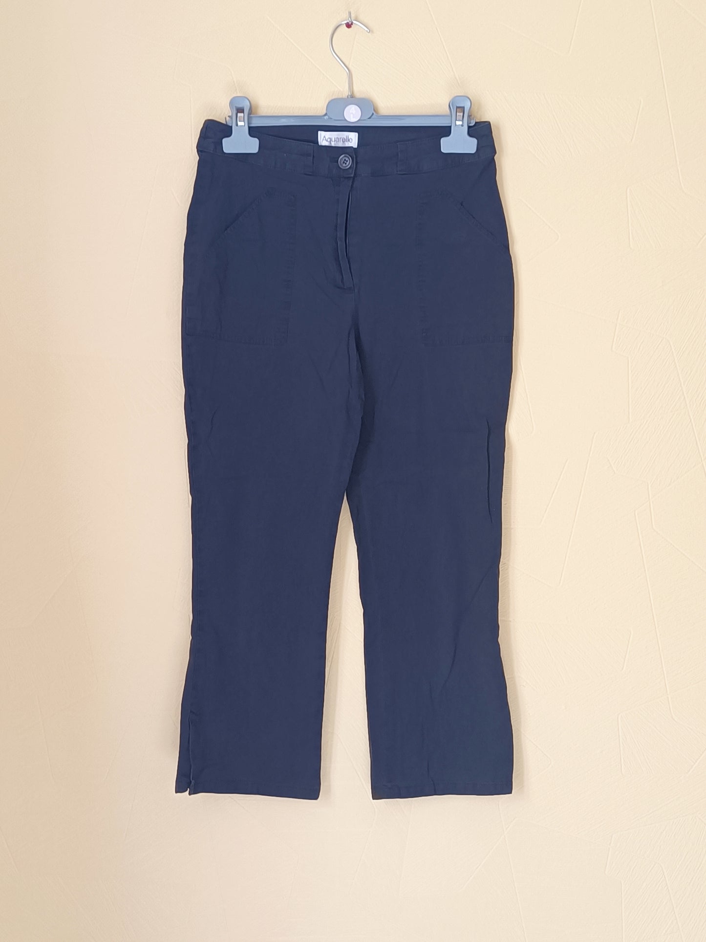 Pantacourt Aquarelle noir Taille 38