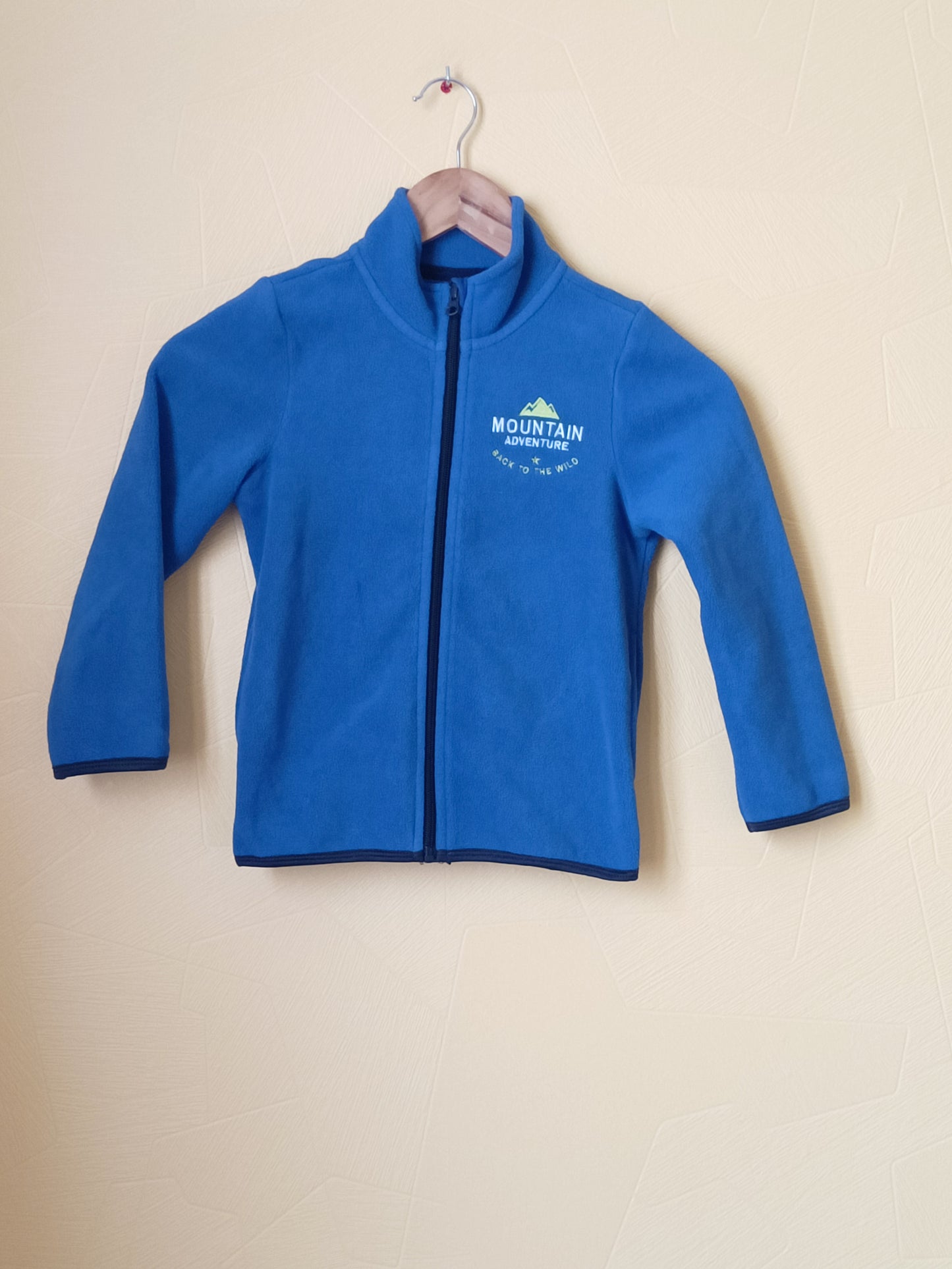 Veste polaire zippée Lupilu bleue Taille 4/6 Ans