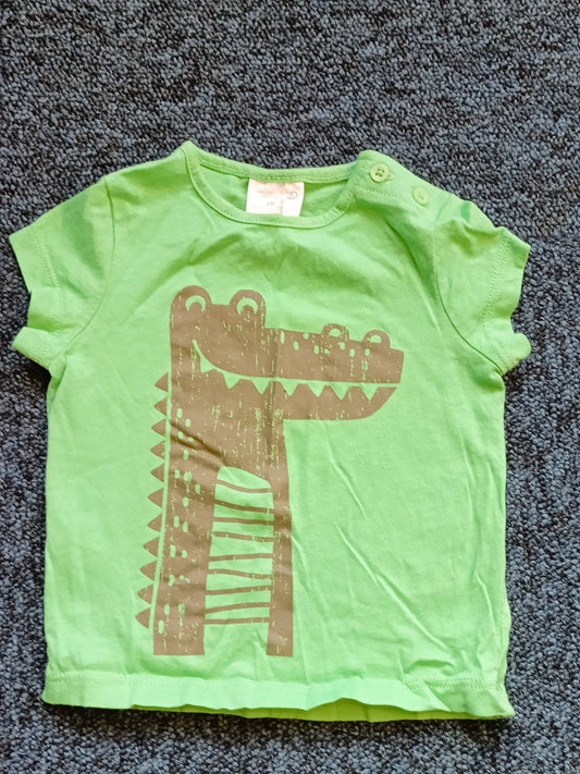T-shirt Kiabi vert avec impression Taille 3 Mois