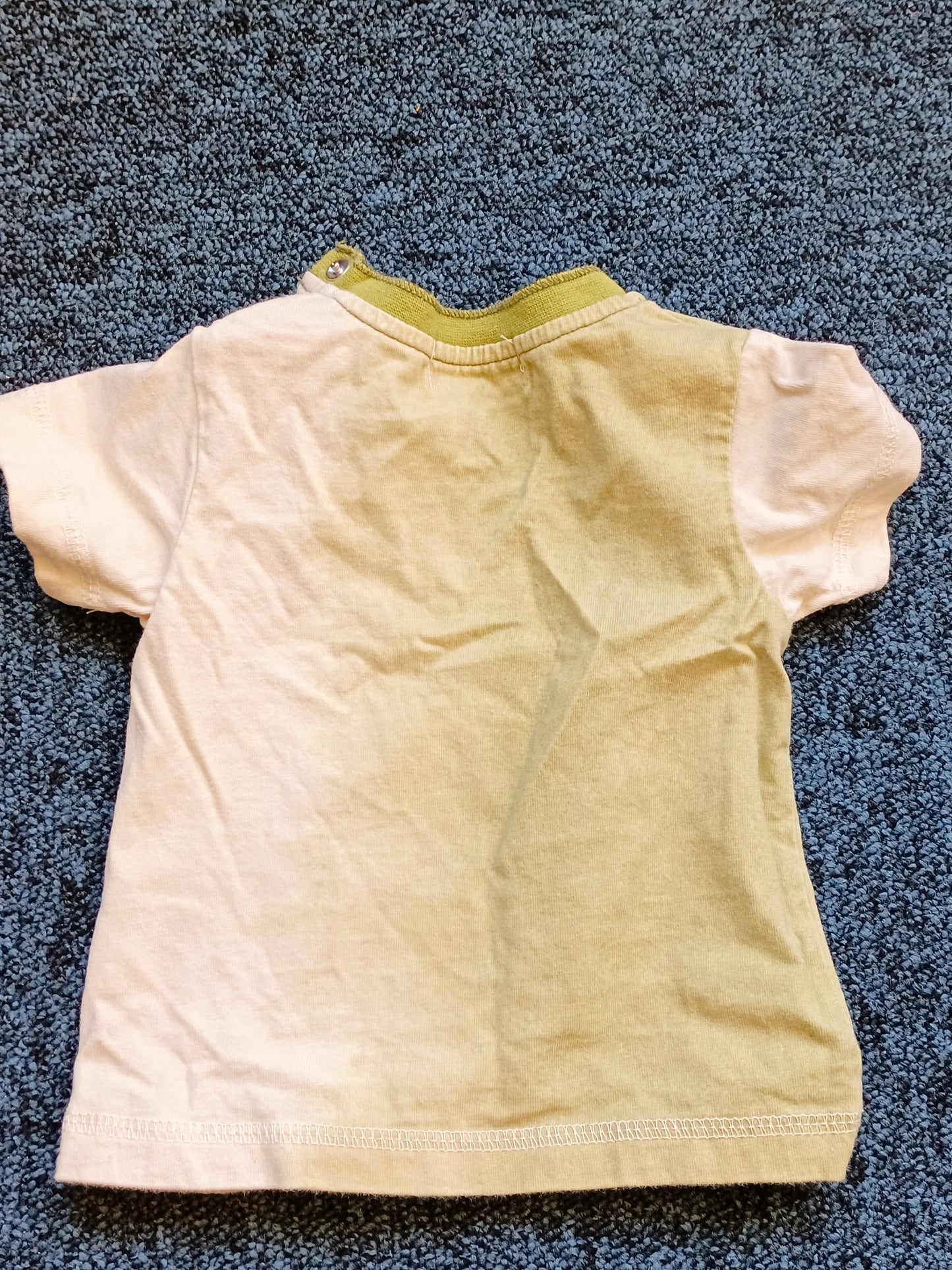T-shirt Bougli Bougla beige avec impression Taille 6 Mois