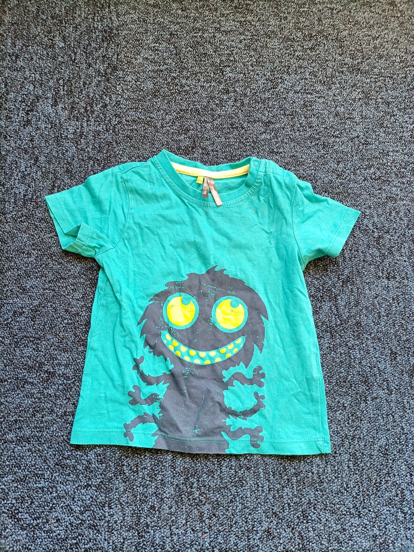 T-Shirt Orchestra vert avec impression Taille 18 Mois