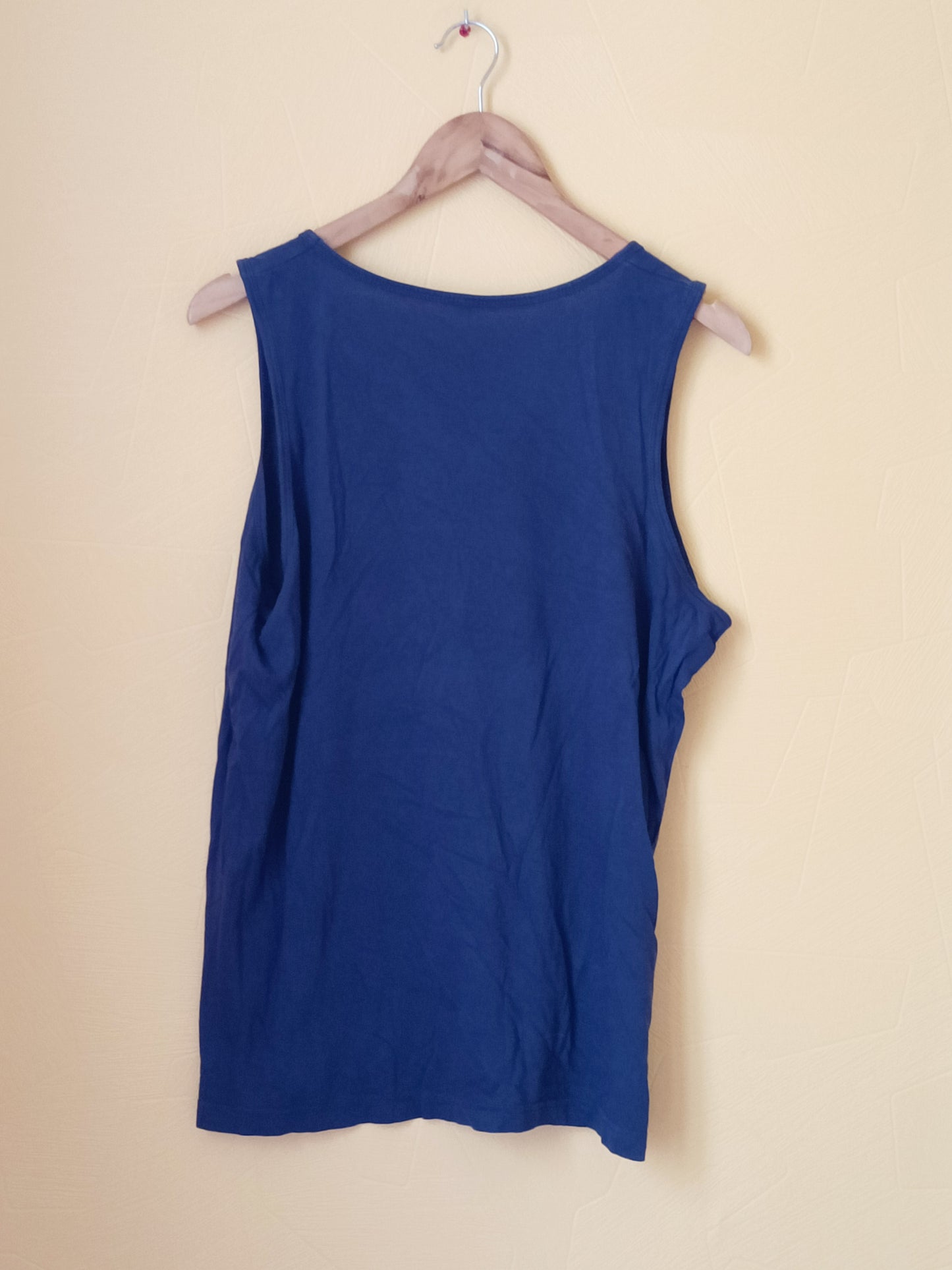 Débardeur bleu marine avec impression Taille M