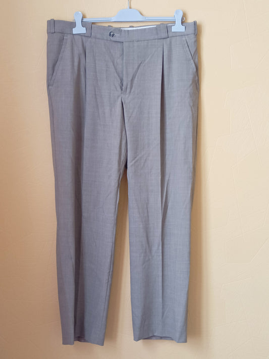 Pantalon de costume Harold beige foncé Taille 48